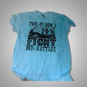 Faith based tee size medium